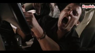 Woman taking revenge of her rapist with a Strapon