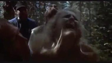 Cute blond rape in the middle of the forest