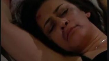 Latina milf tied and raped in bed