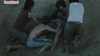 Teen attack by horny boys