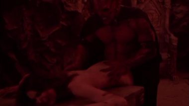 Girl raped by the devil in hell